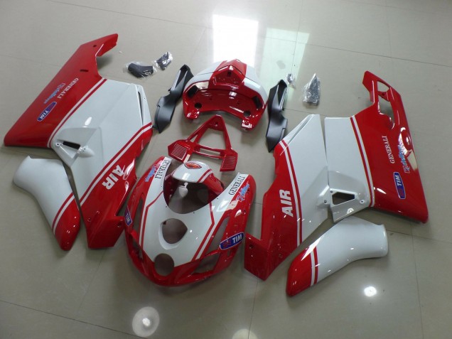 Rosso & Bianco 03-04 Ducati 749 999 Carene Moto Rosso & Bianco 03-04 Ducati 749 999 Carene Moto