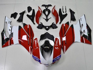 Rosso & Bianco 15-17 Ducati 959 1299 Carene Moto