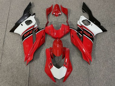 Rosso Bianco & Nero 17-21 Yamaha R6 Carene Moto