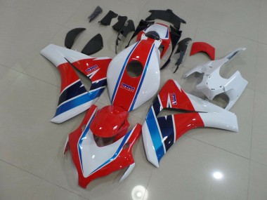 Rosso Blu & Bianco 08-11 Honda CBR1000RR Carene Moto