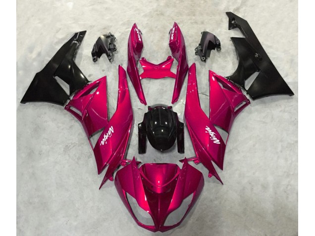 Rosso Brillante Brillante 09-12 Kawasaki ZX6R Carene Moto Rosso Brillante Brillante 09-12 Kawasaki ZX6R Carene Moto