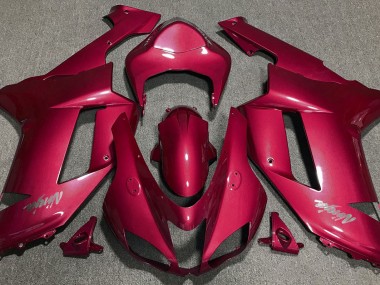 Rosso Caramella 07-08 Kawasaki ZX6R Carene Moto