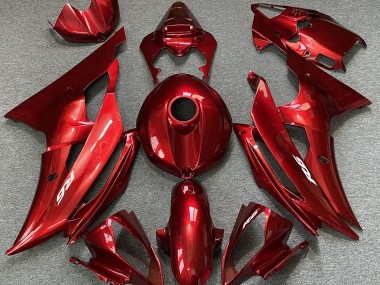 Rosso Caramella 08-16 Yamaha R6 Carene Moto