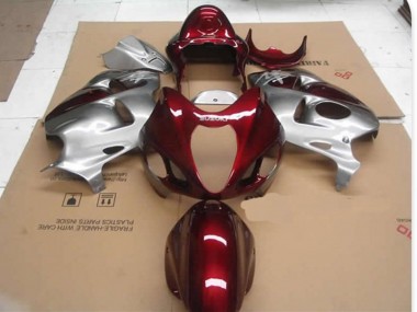 Rosso D Argento 97-07 Suzuki GSXR 1300 Carene Moto