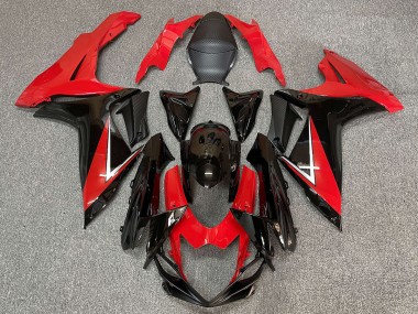 Rosso Intenso & Nero Lucido 11-24 Suzuki GSXR 600-750 Carene Moto