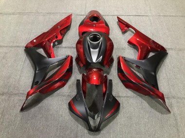 Rosso Intenso & Nero Opaco 07-08 Honda CBR600RR Carene Moto