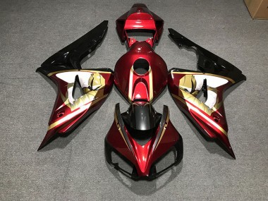 Rosso Intenso & Oro 06-07 Honda CBR1000RR Carene Moto