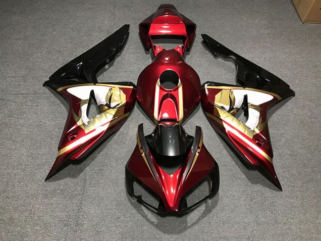 Rosso Intenso & Oro 06-07 Honda CBR1000RR Carene Moto Rosso Intenso & Oro 06-07 Honda CBR1000RR Carene Moto