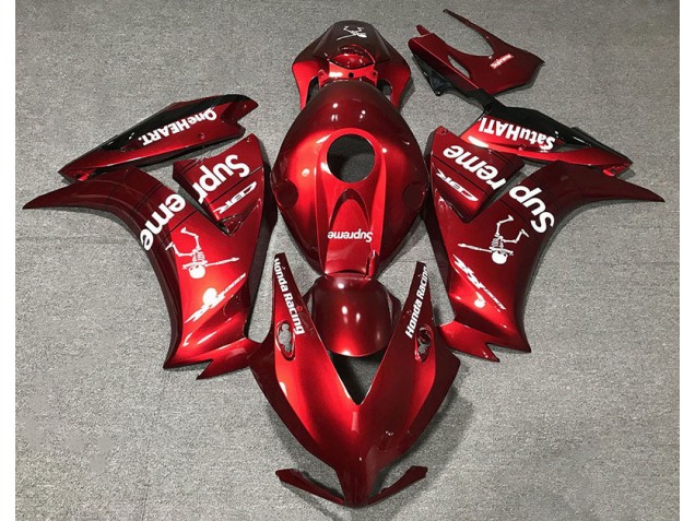 Rosso Intenso Personalizzato 12-16 Honda CBR1000RR Carene Moto Rosso Intenso Personalizzato 12-16 Honda CBR1000RR Carene Moto