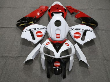 Rosso Konica Minolta 05-06 Honda CBR600RR Carene Moto