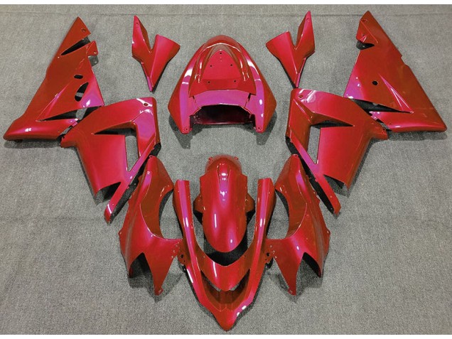 Rosso Lucido 04-05 Kawasaki ZX10R Carene Moto Rosso Lucido 04-05 Kawasaki ZX10R Carene Moto