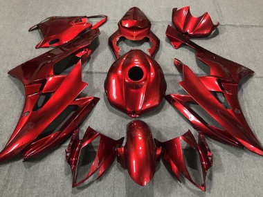 Rosso Lucido 06-07 Yamaha R6 Carene Moto