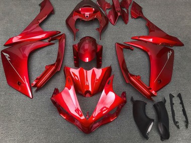 Rosso Lucido 07-08 Yamaha R1 Carene Moto