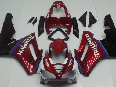 Rosso Lucido 09-12 Triumph Daytona 675 Carene Moto