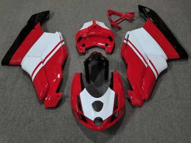 Rosso Lucido & Bianco 03-04 Ducati 749 999 Carene Moto