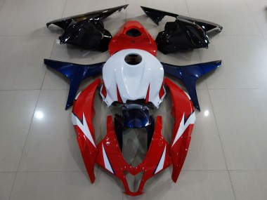 Rosso Lucido/Bianco 09-12 Honda CBR600RR Carene Moto