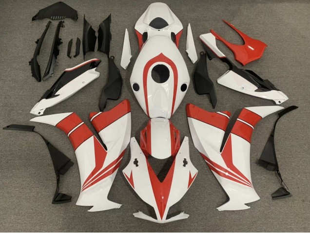 Rosso Lucido & Bianco 12-16 Honda CBR1000RR Carene Moto