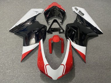 Rosso Lucido Bianco & Nero 07-14 Ducati 848 1098 1198 Carene Moto