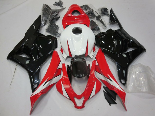 Rosso Lucido Bianco & Nero 09-12 Honda CBR600RR Carene Moto Rosso Lucido Bianco & Nero 09-12 Honda CBR600RR Carene Moto