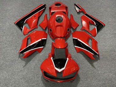 Rosso Lucido Bianco & Nero 13-23 Honda CBR600RR Carene Moto