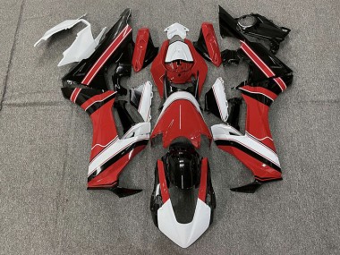 Rosso Lucido Bianco & Nero 17-23 Honda CBR1000RR Carene Moto