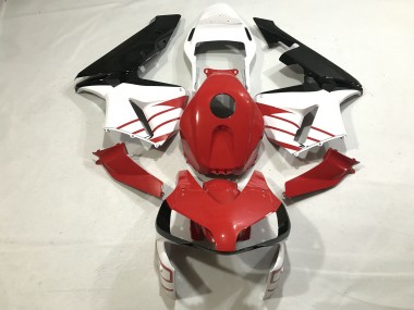 Rosso Lucido/Bianco Opaco 03-04 Honda CBR600RR Carene Moto