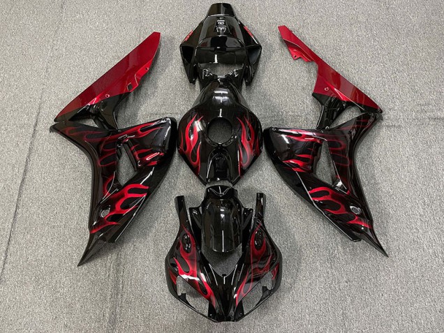 Rosso Lucido Fiamma 06-07 Honda CBR1000RR Carene Moto Rosso Lucido Fiamma 06-07 Honda CBR1000RR Carene Moto
