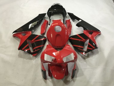 Rosso Lucido/Nero 03-04 Honda CBR600RR Carene Moto