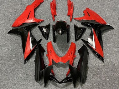 Rosso Lucido & Nero 11-24 Suzuki GSXR 600-750 Carene Moto