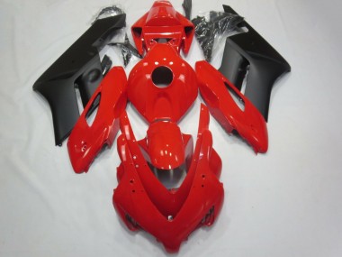 Rosso Lucido & Nero Opaco 04-05 Honda CBR1000RR Carene Moto