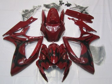 Rosso Marrone 06-07 Suzuki GSXR 600-750 Carene Moto