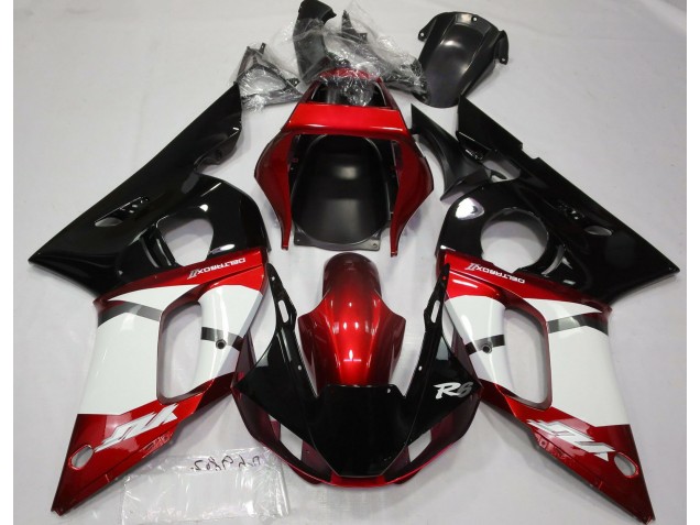 Rosso Metallizzato 98-02 Yamaha R6 Carene Moto Rosso Metallizzato 98-02 Yamaha R6 Carene Moto