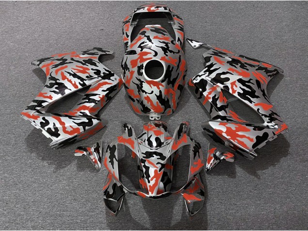 Rosso Mimetico 02-12 Honda VFR800 Carene Moto Rosso Mimetico 02-12 Honda VFR800 Carene Moto