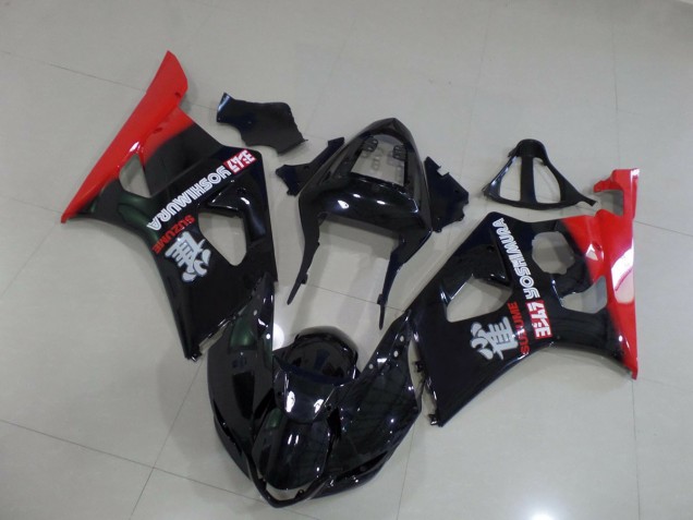 Rosso & Nero 03-04 Suzuki GSXR 1000 Carene Moto Rosso & Nero 03-04 Suzuki GSXR 1000 Carene Moto