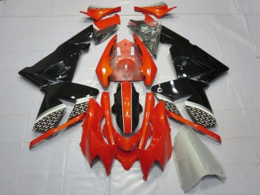 Rosso Nero 04-05 Kawasaki ZX10R Carene Moto