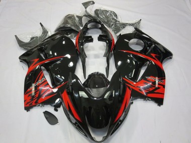 Rosso & Nero 97-07 Suzuki GSXR 1300 Carene Moto