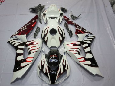 Rosso & Nero Fiamma 06-07 Honda CBR1000RR Carene Moto