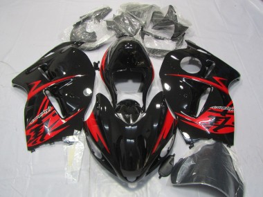 Rosso & Nero Lucido 97-07 Suzuki GSXR 1300 Carene Moto
