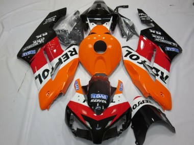 Rosso Nero Opaco 04-05 Honda CBR1000RR Carene Moto