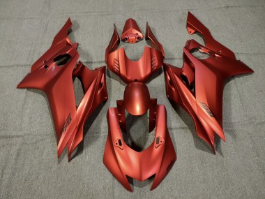 Rosso Opaco 17-21 Yamaha R6 Carene Moto