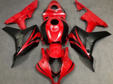 Rosso Perla & Nero 07-08 Honda CBR600RR Carene Moto