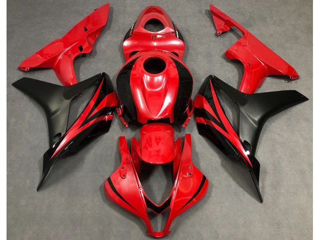 Rosso Perla & Nero 07-08 Honda CBR600RR Carene Moto