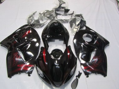 Rosso Profondo Lucido 97-07 Suzuki GSXR 1300 Carene Moto