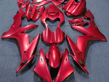 Rosso Solido 04-06 Yamaha R1 Carene Moto