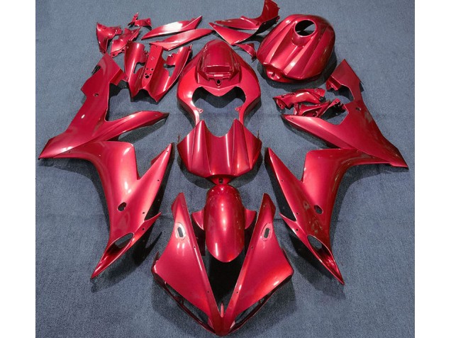 Rosso Solido 04-06 Yamaha R1 Carene Moto Rosso Solido 04-06 Yamaha R1 Carene Moto