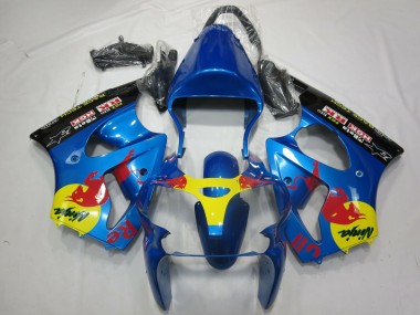 Rosso Toro 00-02 Kawasaki ZX6R Carene Moto