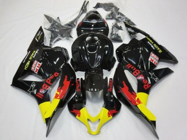 Rosso Toro Nero Lucido 09-12 Honda CBR600RR Carene Moto