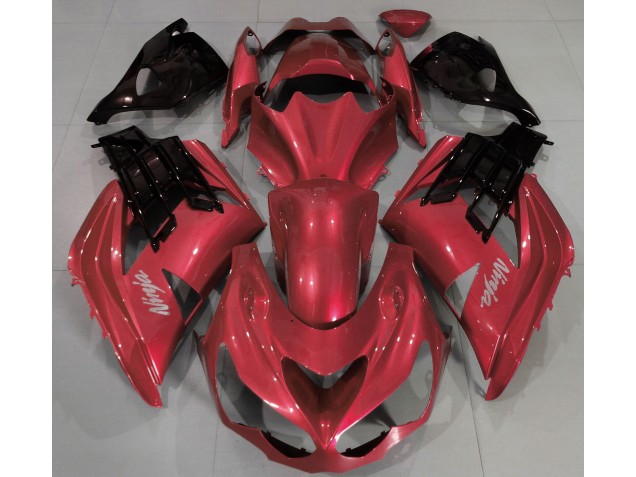 Rosso Vibrante 12-21 Kawasaki ZX14R Carene Moto Rosso Vibrante 12-21 Kawasaki ZX14R Carene Moto