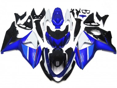 Solido Nero Lucido Blu Bianco 09-16 Suzuki GSXR 1000 Carene Moto