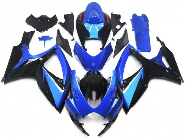 Speciale Blu & Nero 06-07 Suzuki GSXR 600-750 Carene Moto